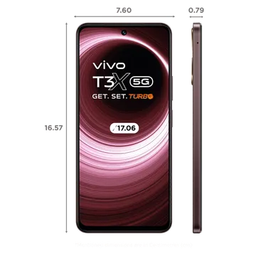Vivo T3x 5G (8GB RAM, 128GB, Crimson Bliss) Smart Phone