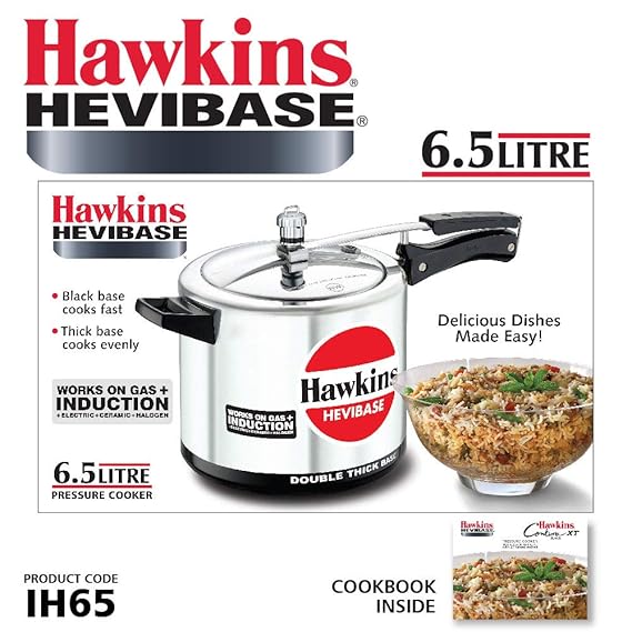 Hawkins 6.5 Litre Hevibase Pressure Cooker ( 1 Pcs )