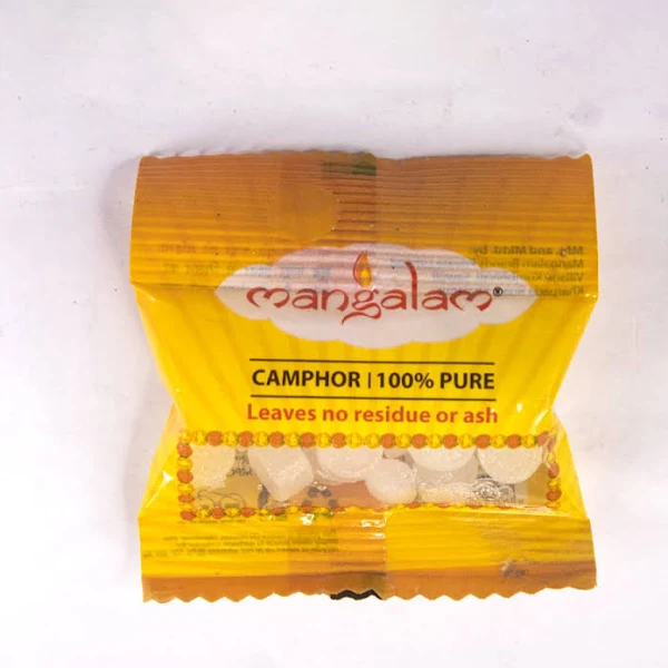 Mangalam camphor tablet- pack of 5 gm – 15 tablet approx 200 Pcs Pack