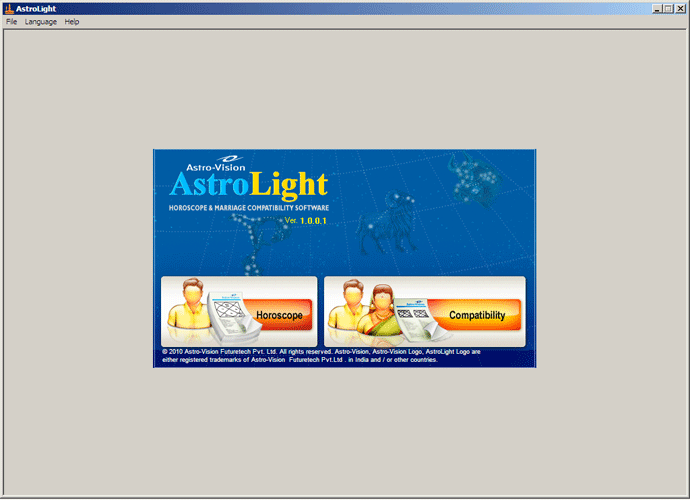 Astro Vision Astro Light 1.0 Software 