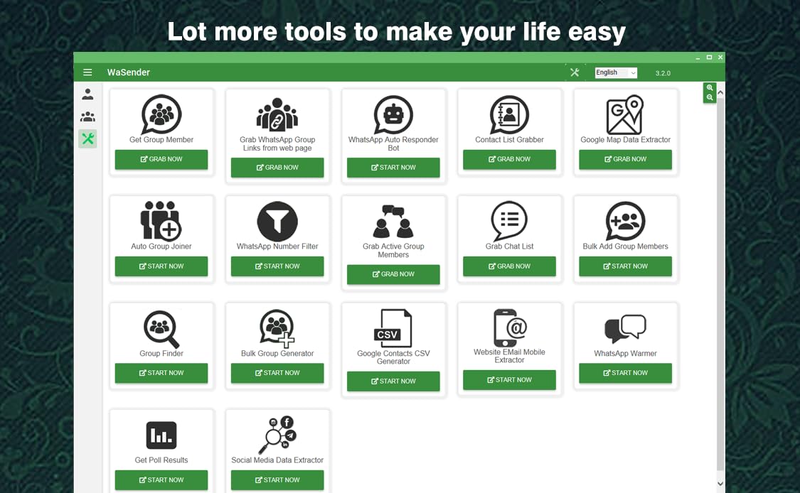 WA Bulk Sender / WhatsApp Sender 5.0.8 Software for One Year  