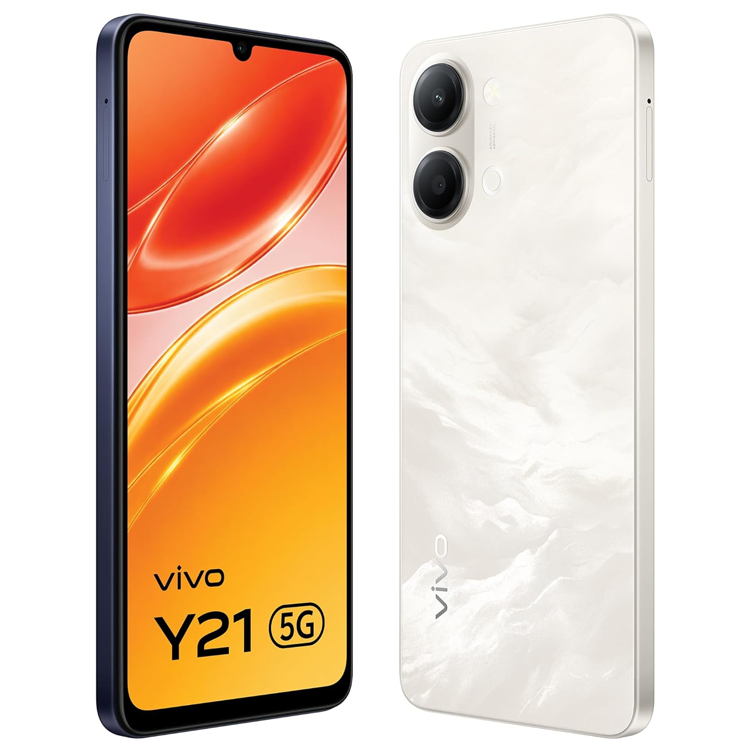 Vivo Y21 5G (Champagne Gold, 6GB RAM, 128GB Storage)
